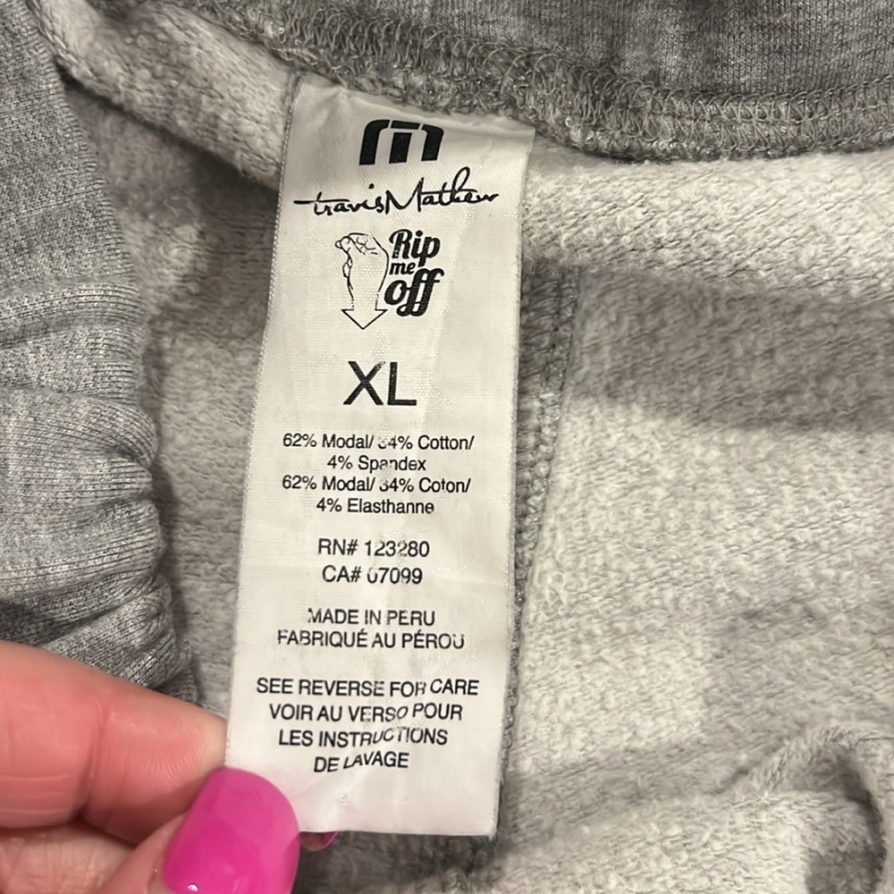 Travis Matthew men’s gray modal cotton blend joggers size XL - Picture 6 of 7